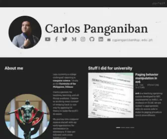 Carlospanganiban.com(Carlos Panganiban) Screenshot