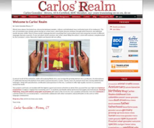 Carlosrealm.com(Carlos' Realm by Carlos González) Screenshot