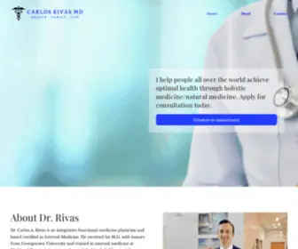 Carlosrivasmd.com(A Doctor) Screenshot