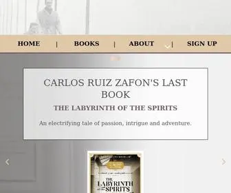 Carlosruizzafon.co.uk(Carlos Ruiz Zafon) Screenshot