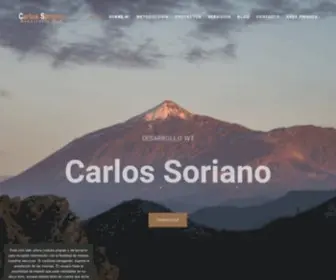 Carlossoriano.es(Desarrollo Web) Screenshot