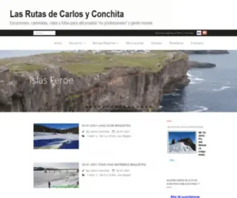Carlosyconchita.net(Las rutas de Carlos y Conchita) Screenshot