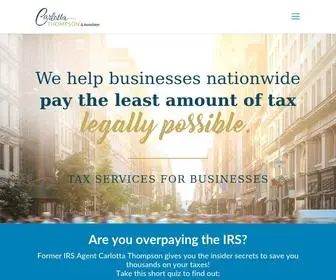 Carlottathompson.com(Tax Strategist) Screenshot