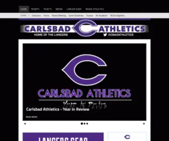 Carlsbadathletics.com(Carlsbad Athletics) Screenshot