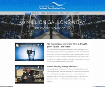 Carlsbaddesal.com(The Carlsbad Desalination Project) Screenshot