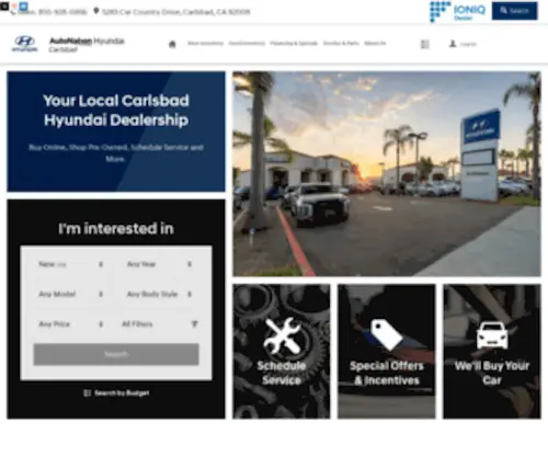 Carlsbadgenesis.com(Genesis of Carlsbad) Screenshot