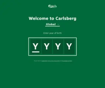 Carlsberg.ch(Always in pursuit of better) Screenshot