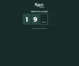 Carlsbergsverige.se(Carlsberg Sverige) Screenshot