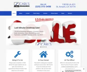 Carlscomputercare.com(For ALL your technology needs) Screenshot