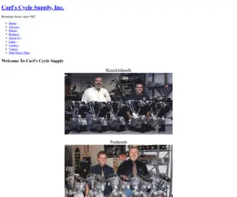 Carlscyclesupply.com(Carl's Cycle Supply) Screenshot