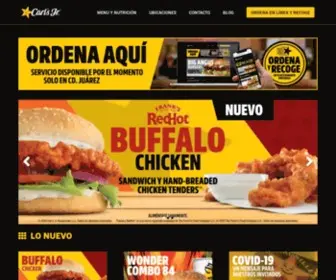 Carlsjr.com.mx(Inicio) Screenshot