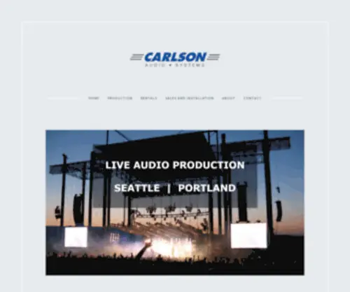 Carlson-Audio.com(Carlson Audio Systems) Screenshot