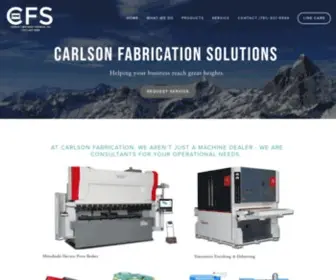 Carlsonfab.com(Carlson Fabrication Solutions) Screenshot