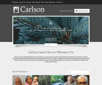 Carlsonfh.com(Carlson Funeral Service) Screenshot