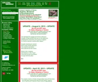 Carlsonsgardens.com(CARLSON'S GARDENS) Screenshot