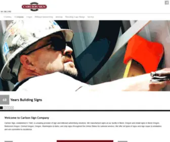 Carlsonsign.com(Carlson Sign Company) Screenshot