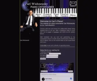 Carlspiano.com(Carl's Piano Home) Screenshot