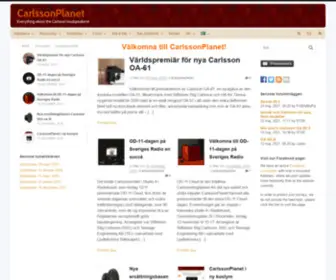 Carlssonplanet.com(Startsida) Screenshot