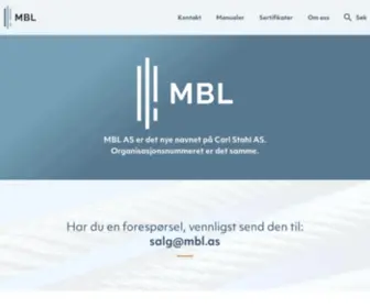 Carlstahl.no(MBL) Screenshot