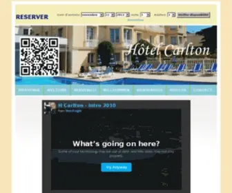 Carlton-Beaulieu.com(SITE OFFICIEL Hôtel Carlton) Screenshot