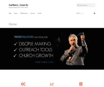 Carltoncoonsr.com(Christian Church Growth) Screenshot