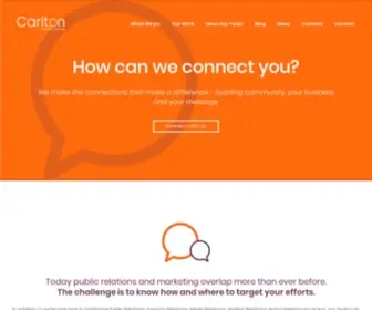 Carltonprmarketing.com(Carlton PR & Marketing) Screenshot