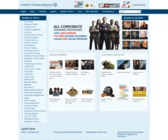 Carltonstraining.com(Carlton's Training Solutions Corporate Training Videos & DVDs) Screenshot