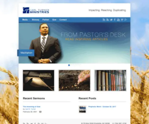 Carlturnerministries.org(Carl Turner Ministries) Screenshot