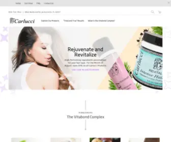 Carlucciintl.com(Carlucci haircare) Screenshot