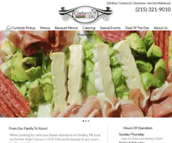 Carluccisitaliangrill.com(Carlucci's Family of Restaurants) Screenshot