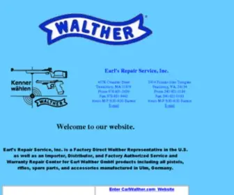 Carlwalther.com(Walther Firearms and Accessories) Screenshot