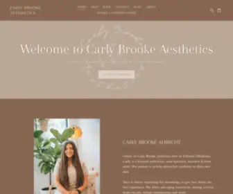 Carlybrookeaesthetics.com(Carly Brooke Aesthetics) Screenshot