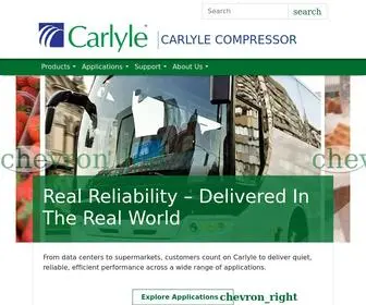 Carlylecompressor.com(Carlyle Compressor) Screenshot