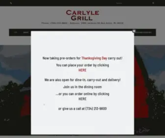 Carlylegrill.com(Carlyle Restaurant) Screenshot