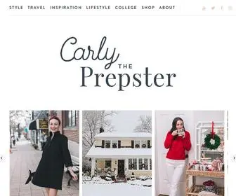 Carlytheprepster.com(Carly the Prepster) Screenshot