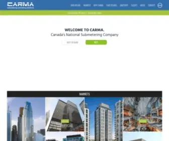 Carmaindustries.com(Canada's National Submetering Company) Screenshot