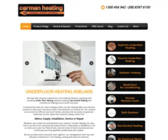 Carmanheating.com.au(Underfloor Heating Adelaide) Screenshot