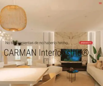 Carmaninteriorismo.es(Empresa de decoración e interiorismo) Screenshot