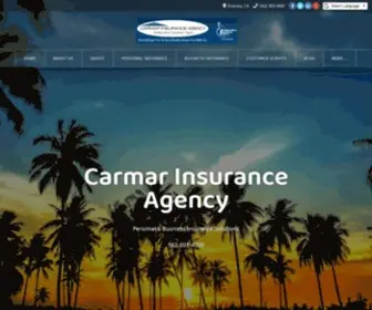 Carmar.net(Carmar Insurance AgencyDowney) Screenshot