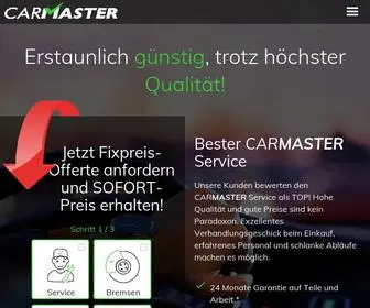 Carmaster.ch(Autoreparaturen zum Fixpreis) Screenshot