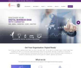 Carmatec.com(Award-winning Enterprise Digital transformation solutions company) Screenshot