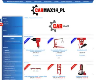 Carmax24.pl(Sklep internetowy CARMAX) Screenshot