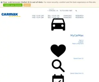 Carmaxautofinance.com(CarMax Auto Finance) Screenshot