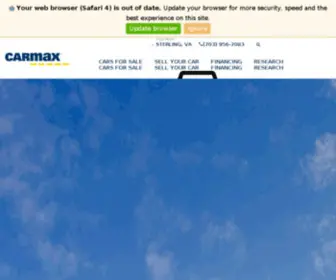 Carmax.com(Browse used cars and new cars online) Screenshot