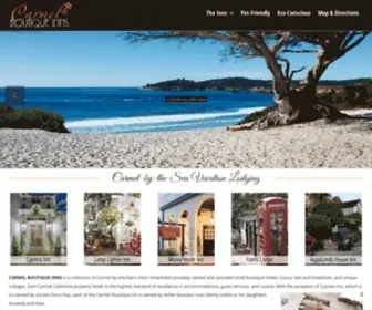 Carmelboutiqueinns.com(Carmel Best Hotels. Carmel California Best Bed and Breakfast Inns. Carmel Boutique Inns) Screenshot