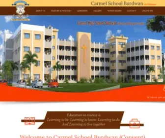 Carmelburdwan.com(Carmel High School Burdwan) Screenshot