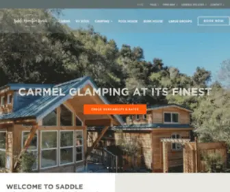 Carmelcamping.com(Saddle Mountain Ranch) Screenshot