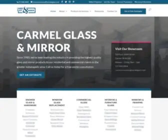 Carmelglass.com(Carmel Glass & Mirror) Screenshot