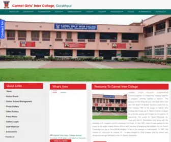 Carmelintergkp.co.in(Carmel Girls Inter College) Screenshot