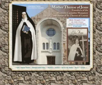 Carmelite-Nuns.com(Carmelite Nuns) Screenshot